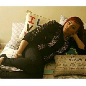 Vintage Sequined Blouse